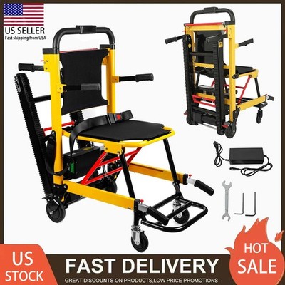 Motorized Stair Climbing Wheelchair Elevator Stairlft Mobility Chair Battery FDA