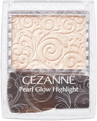 CEZANNE Face Makeup Pearl Glow Highlight 01 Champagne Beige JPN