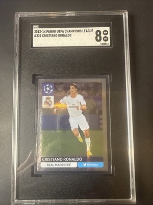 CRISTIANO RONALDO 2013 UEFA CHAMPIONS LEAGUE STICKER #322 - SGC 8