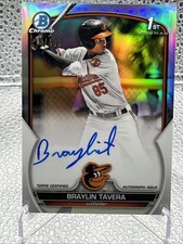 2023 Bowman Chrome Prospect Autographs Braylin Tavera #CPA-BT Refractor /499  