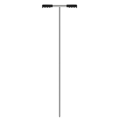 Stainless Steel Soil Probe Rod,48 Inch Adjustable Ground Probe Rod with T-Han...