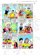 Sabrina Archie Publications Hand-Painted Comic Book Color Guide 1998 3