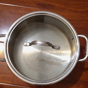 Calphalon Stainless Steel 5 Qt Stockpot w/ Lid Double Handles Model 8785