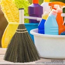 Household Manual Straw Braided Small Broom Handmade Dust Floor Cleaning Sweeping