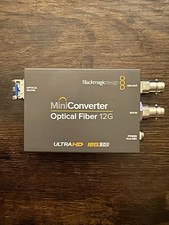 Black Magic Optical Fiber Converter 12G Fiber Optic Media Converter LC