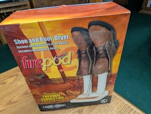FIREPOD OPTRONICS THERMAL ELECTRIC CONVECTION SHOE & BOOT DRYER 120V NEW IN BOX