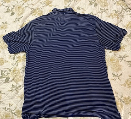Robert Trent Jones Casual Golf Trail Polo Shirt American Flag Logo Mens 2XL - Picture 4 of 6