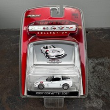 GREENLIGHT 2007 CORVETTE Z06 WHITE Corvette Collection 1:64 NEW
