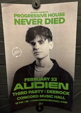 Audien - Progressive House Never Died - 2025 Tour Chicago Promo Poster Flyer