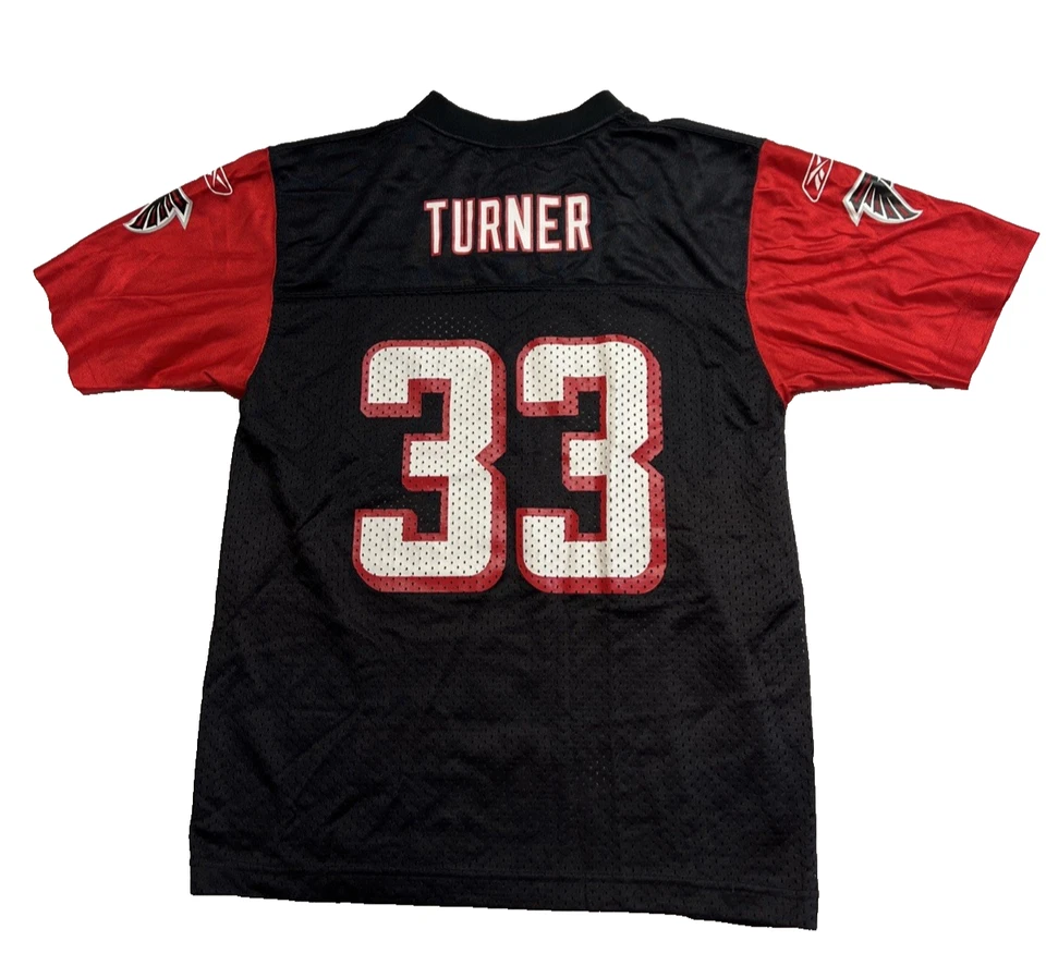 Camiseta de fútbol americano Reebok Michael Turner Atlanta Falcons NFL juvenil grande 14-16 niños Foto 2 de 4