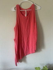 lululemon Pink Racerback Tank Top Womens Size 10 Scoop Neck Stretch Knit