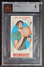 1969-70 Topps #25 Lew Alcindor Kareem Abdul-Jabbar Rookie RC BVG 6 EX-MT