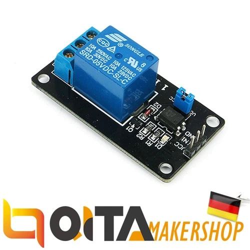 1-Kanal Relais Modul Karte 5V / 220V Relay Shield für Arduino Raspberry Pi