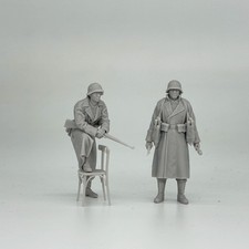 1/35 Winter German Soldiers RESIN FIGURE MODEL KIT Unassembled Unpainted NEW NEW