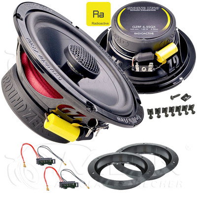 GROUND ZERO LAUTSPRECHER für VW T6 California 2015-2019 Front Vorn 140W #BI3W