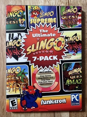 The Ultimate SLINGO 7-PACK Collection ~ 2013 Encore Software for Windows PC~NEW!