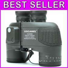 Marine Binoculars 10x50 with Compass  Rangefinder