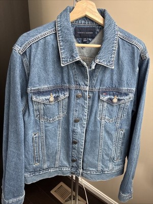 Tommy Hilfiger Men's Denim Trucker Jacket Blue, Size L
