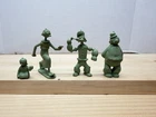 Lot of 4 Vintage Marx Popeye Rubber Figures