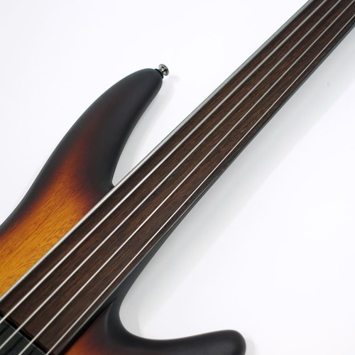 Ibanez SRF705 BBF Fretless 5-string bass Brown Burst Flat - Picture 5 of 10