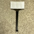 THE PAMPERED CHEF LARGE 8" METAL FLIPPER WITH COVER FOR GRILL OR GRIDDLE — photo 1
