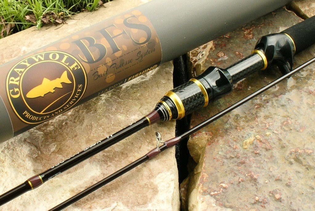 ロッド Greywolfglass rod 8ft5wt4pc Gloomis Fishing ROD SR842 GLX 2PC TROUT|PANFISH [10385-01