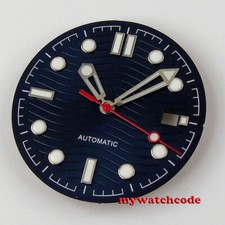 31mm blue wave Watch Dial for eta 2824 2836 8215 NH35 Movement  dial  hands 