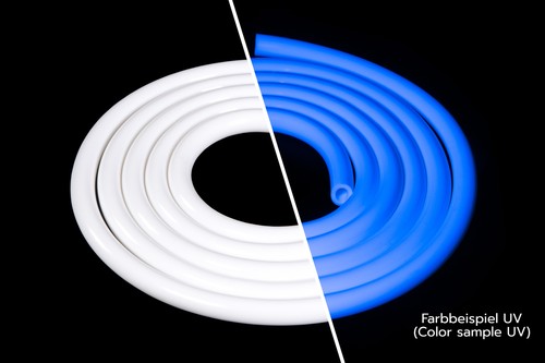 Alphacool Schlauch AlphaTube HF 16/10 (3/8"ID) - UV Weiß 3m (9,8ft) Retailbox 30 - Afbeelding 3 van 4