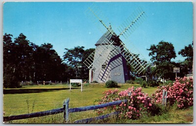 Oldest Windmill On Cape Cod Eastham Renovated VINTAGE Postcard