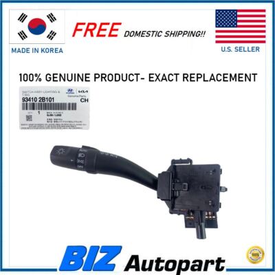 Genuine Headlamp Turn Signal Switch for 2010-12 Hyundai Santa Fe OE# 93410-2B101