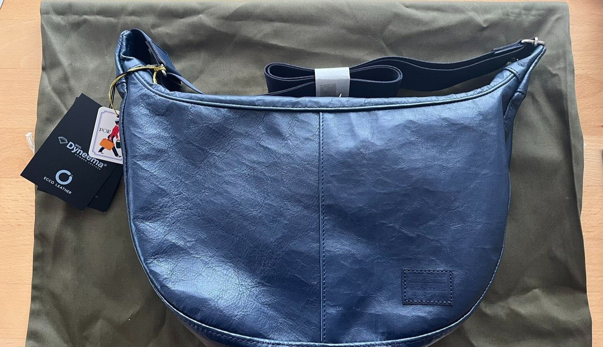 PORTER / FREESTYLE Dyneema LEATHER NAVY SHOULDER BAG 391