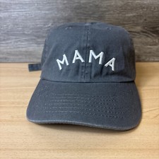 Mama Hat Cap Strap Back Womens Gray Mom Momma Adjustable