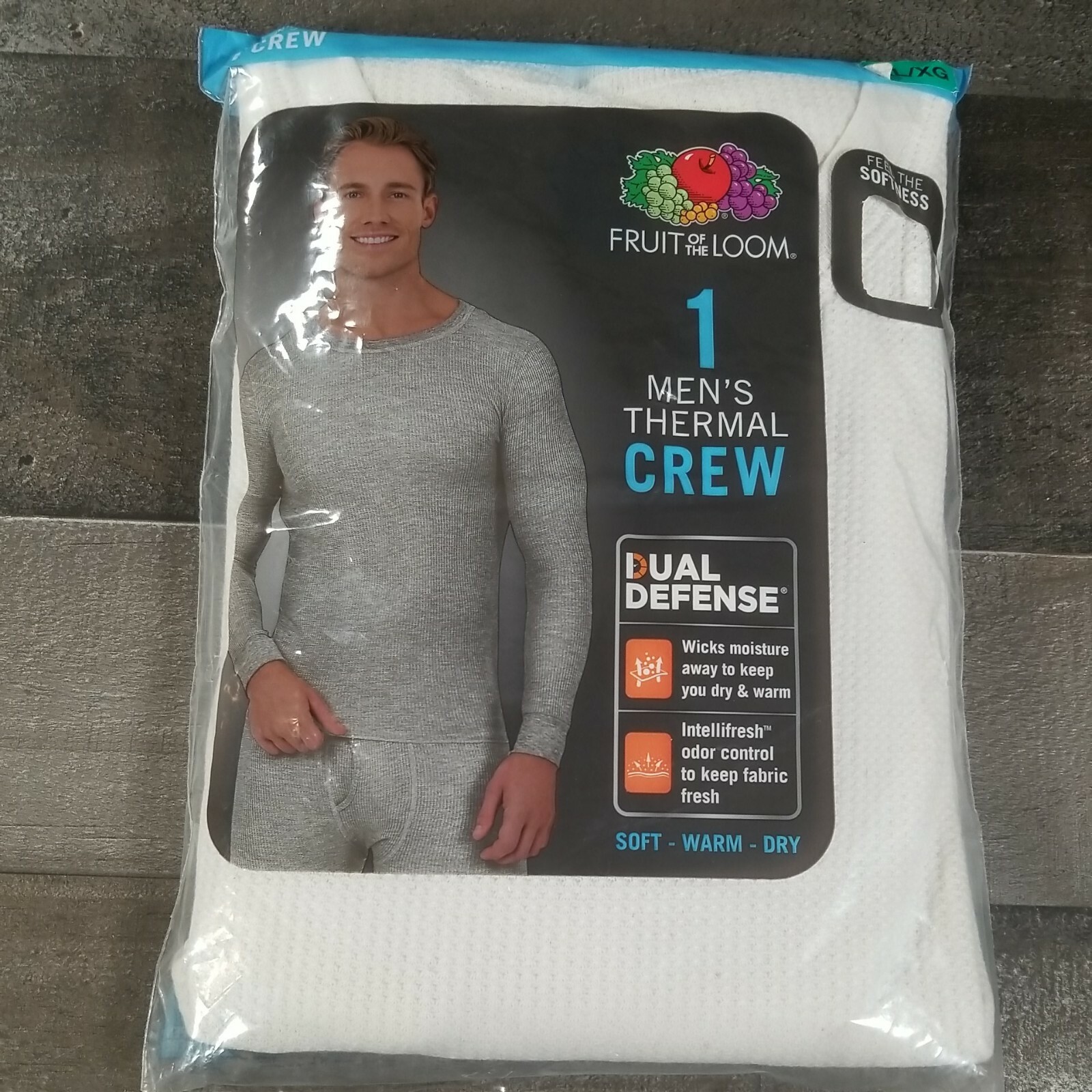 fruit of the loom thermal henley