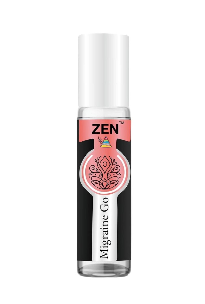 Zen Headache Roll On For Relief From Migraine & General Head Aches 9ml all Pain