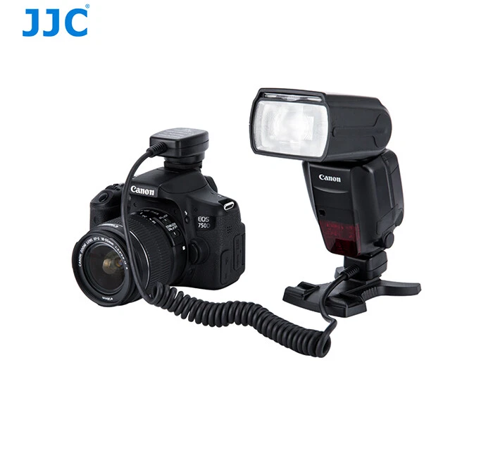 JJC 1.4m TTL Off-Camera Flash Sync Cord for Canon 600EX-RT 580EX 430EX II 270EX - Image 3 of 4
