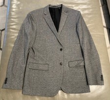 NWOT Theory Rodolf N Walck Mens Soft Jersey Jacket Gray Slim 40 40R 575