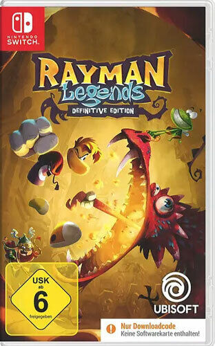 Rayman Legends - Definitive Edition (Code IN A Box) Switch New+Boxed