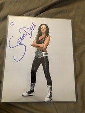 Serena Deeb SIGNED photo Wrestling Autograph 8x10 - WWE WWF AEW ROH