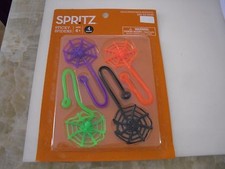 New  4PK Spritz Halloween Sticky Spiderwebs Great Decoration for Halloween