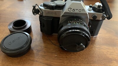 Canon AE-1 Program 35mm Film Camera with 50mm f1-1.8 Working | eBay