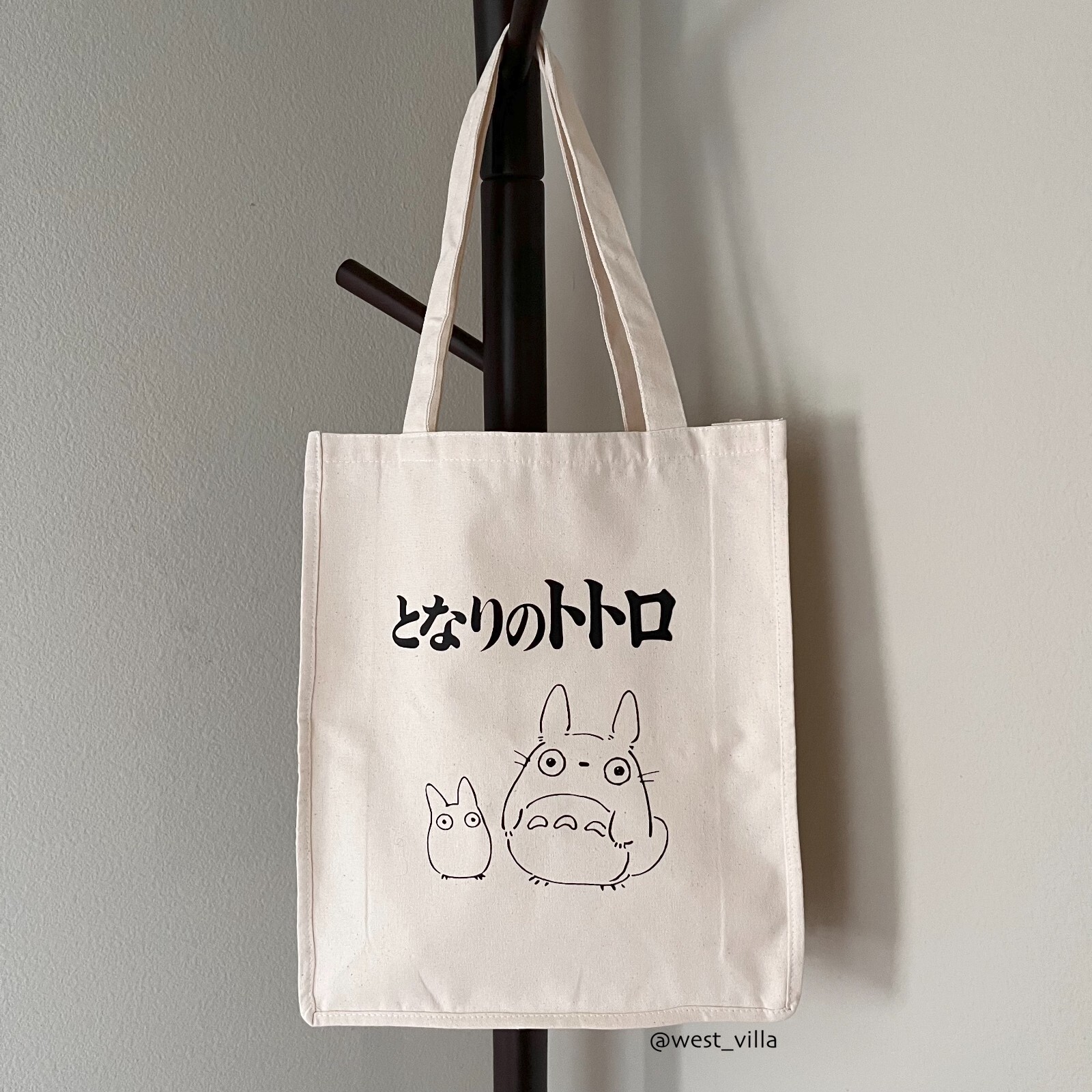 My Neighbor Totoro by Studio Ghibli Classic Reusable Canvas Tote Shopping Bag