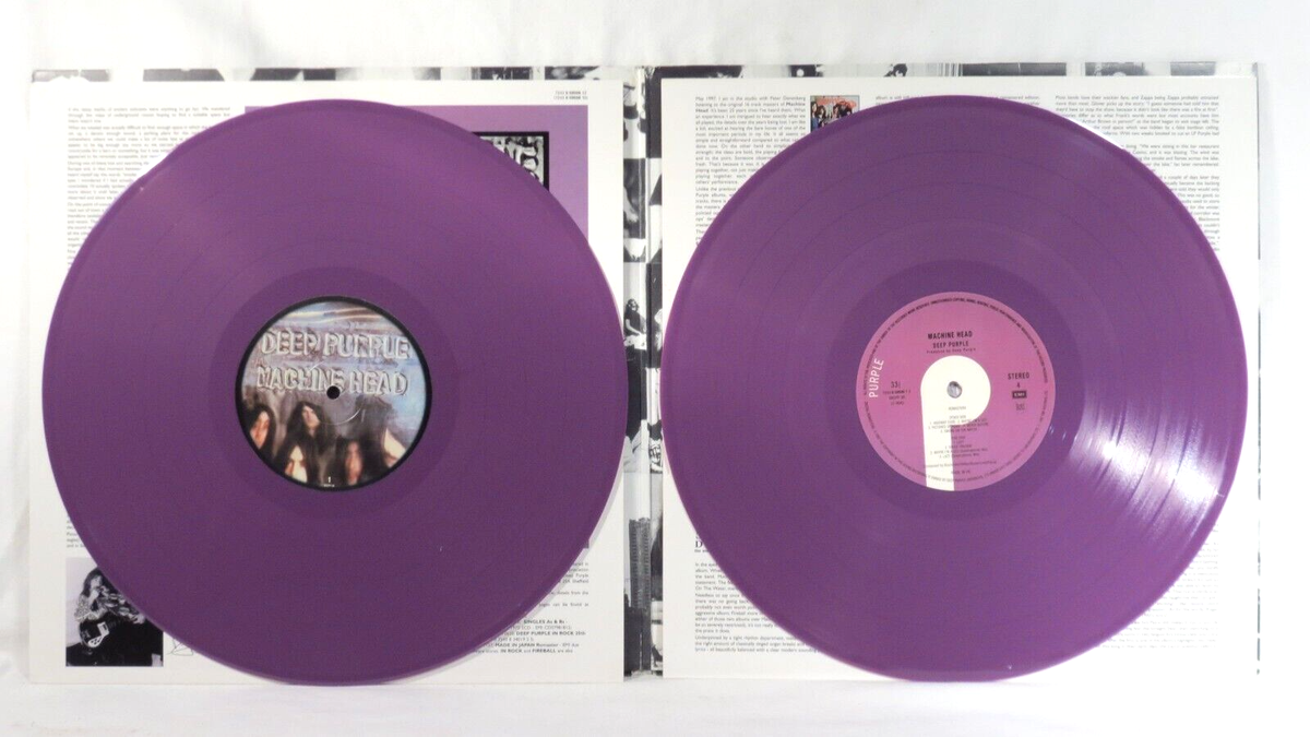 DEEP PURPLE ‎– Machine Head 1997 UK EMI 100 Ltd. Ed. purple 2xLP