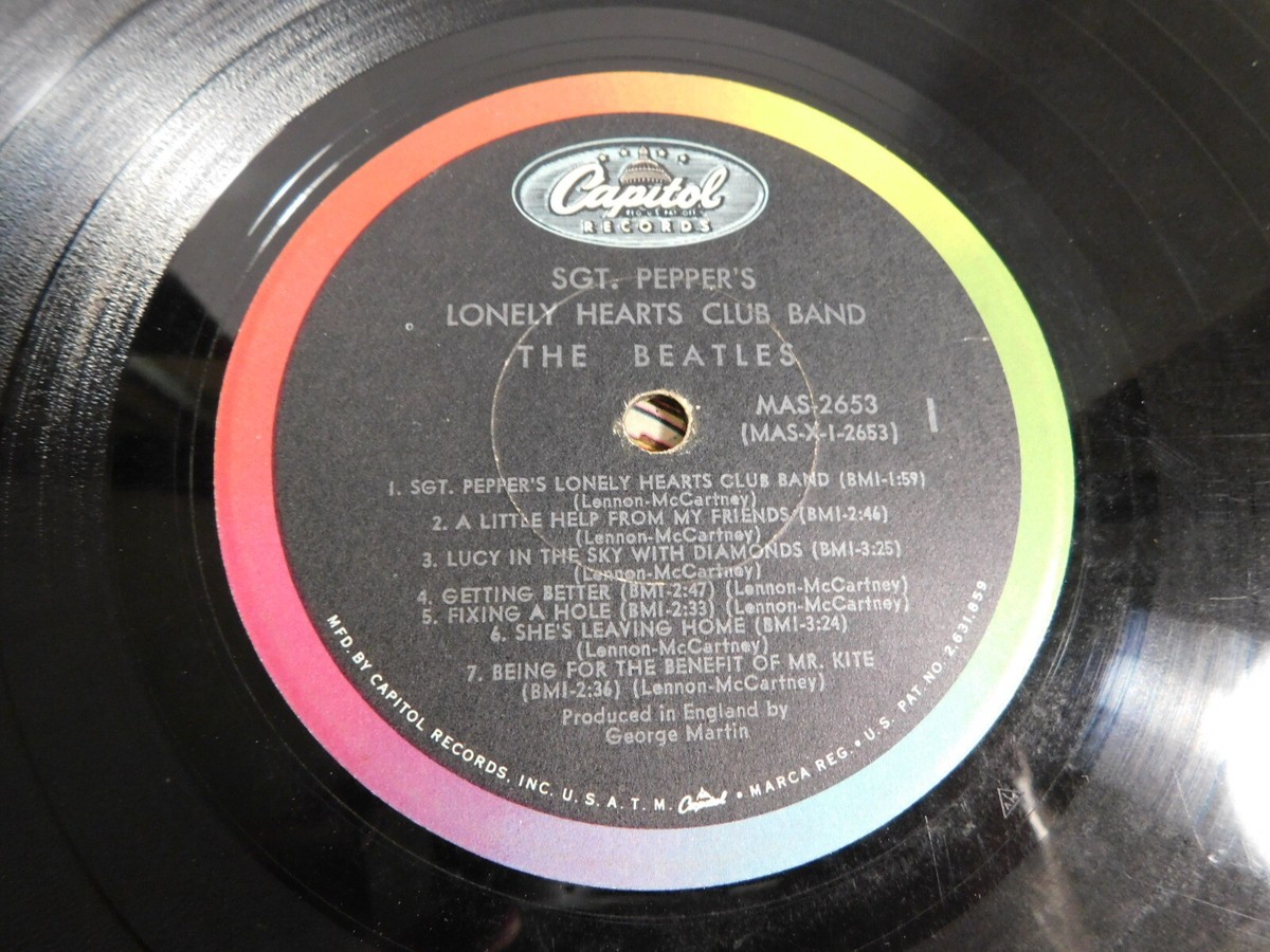 【美品】Beatles レコード LP SGT. PEPPER'S The Beatles – Sgt. Pepper's Lonely Hearts Club Band – Vinyl