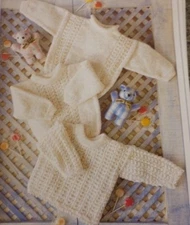 Stylecraft Knitting Pattern 4450 Baby DK Sweaters Tunics 14-24"