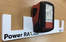 Hilti 22v Battery Rack 2-6 slots, tool rack for mounting batteries in van