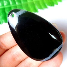55x36x10mm Blanco y Negro Druzy Geoda Ágata Lágrima Reiki Colgante Cuentas DY3137