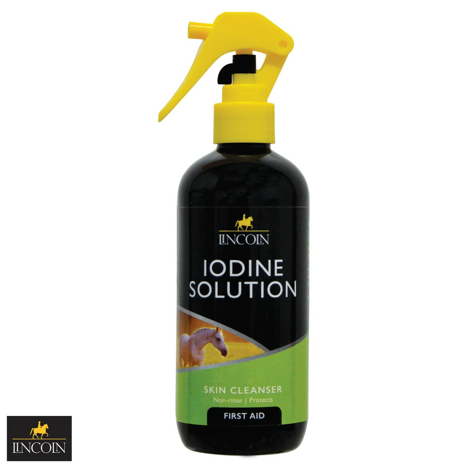 LINCOLN IODINE SOLUTION – antiseptic skin cleanser for minor wounds, abrasions
