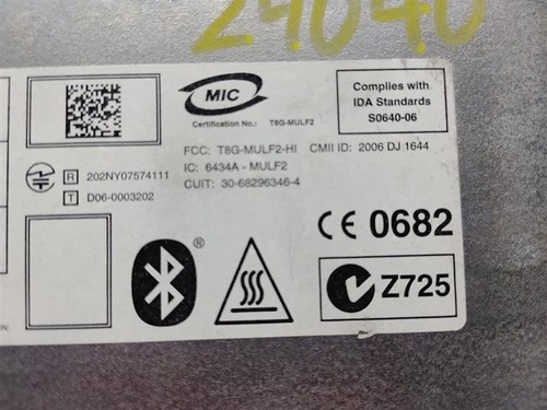 11 12 13 BMW X5 BLUETHOOTH CONROL UNIT 30682963464 - Picture 5 of 9
