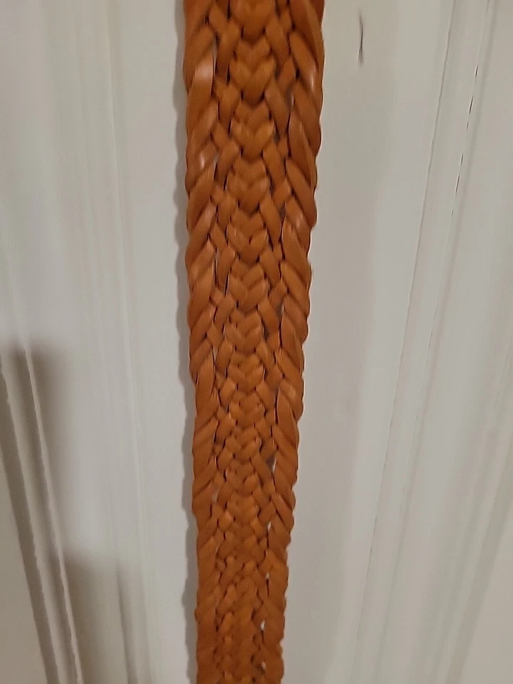 Cinturón trenzado marrón Calvin Klein talla mediana Foto 4 de 4