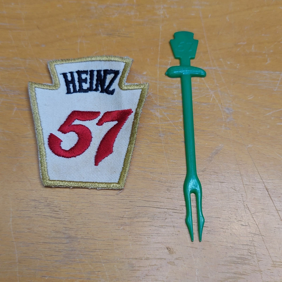 Vintage Heinz 57 Patch And Branded Plastic Stick Lot | eBay